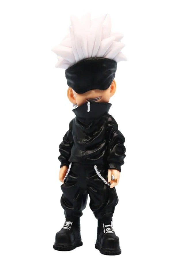 FUNFOB Jujutsu Kaisen Gojo Action Figure Height -13.5 Collectible for Anime Fans Manga Weeb PVC Multicolour | Gojo Standing Short - Image 1